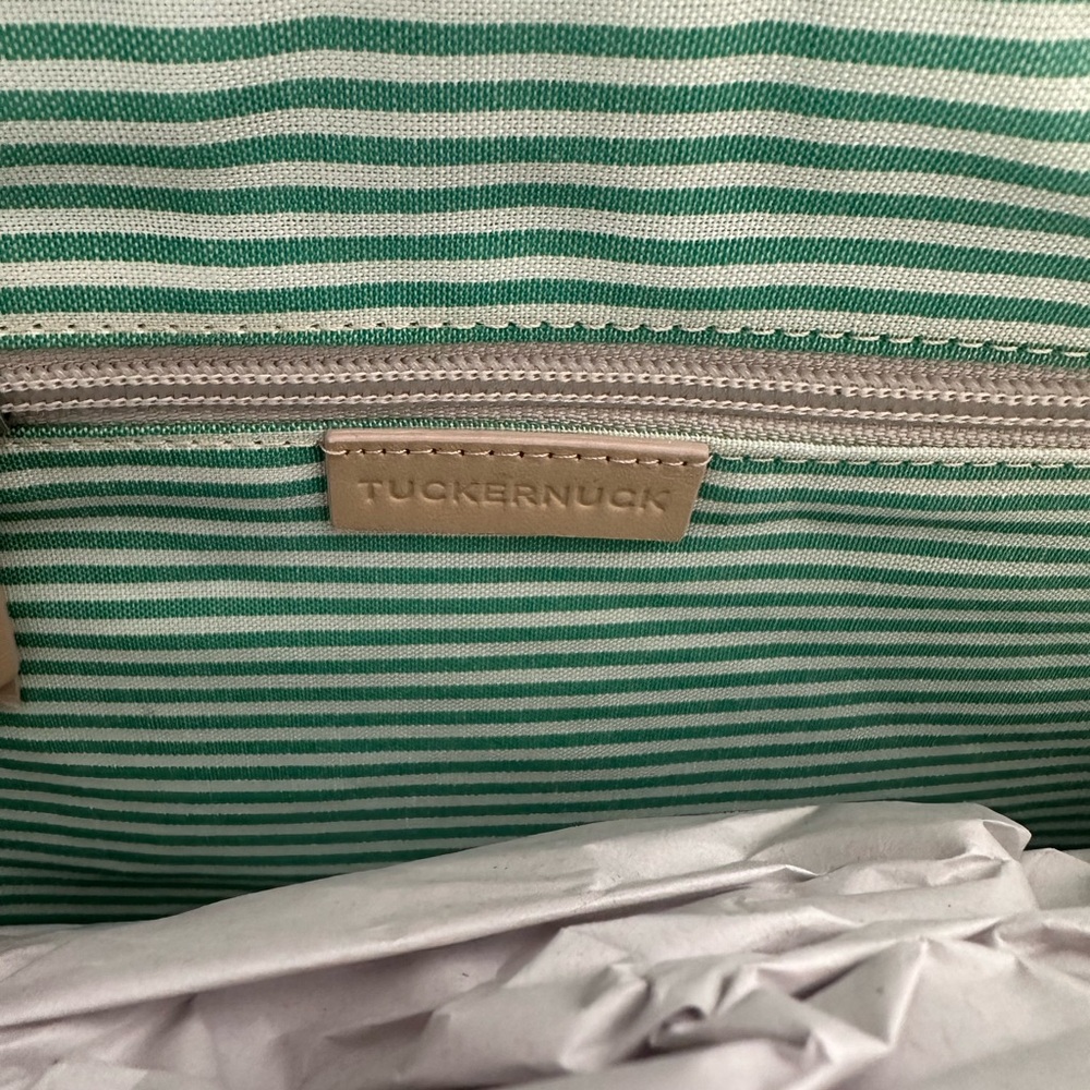 TUCKERNUCK Raffia Half Moon Clutch - Picture 6 of 8